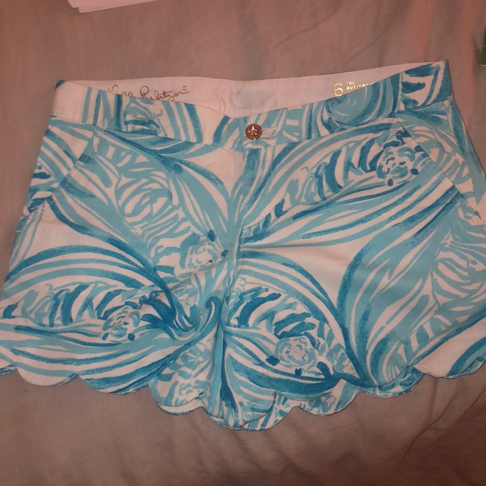 NWT Lilly Pulitzer 5’ Scalloped Shorts